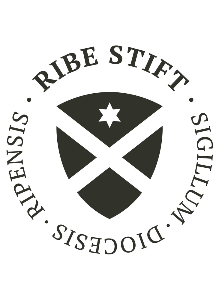 Billede af Ribe Stifts segl i sort