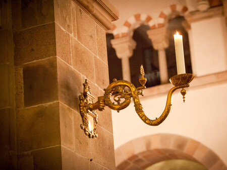 Billede af lys i Ribe Domkirke