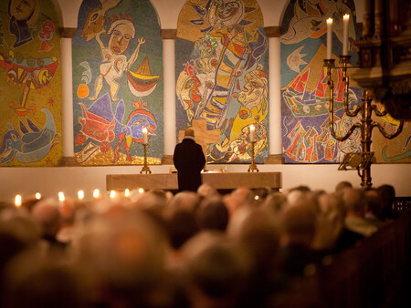 Billede af prædiken i Ribe Domkirke