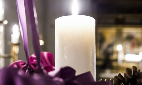 Billede af adventskrans