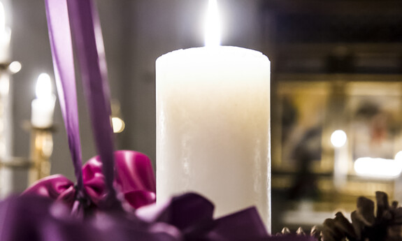 Billede af adventskrans